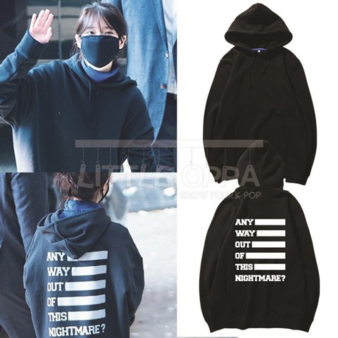 JACKET HOODIE IDOL FASHION IU ANY WAY OUT OF THIS NIGHTMARE?