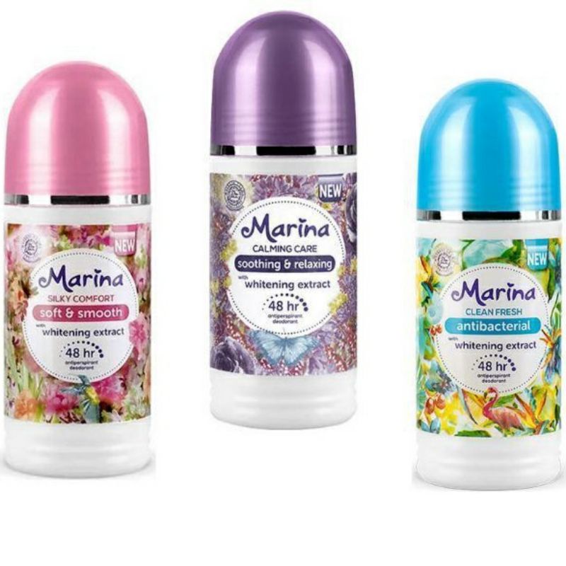 Jual Marina Anti Perspirant Deodorant Roll On 50 ml Shopee Indonesia