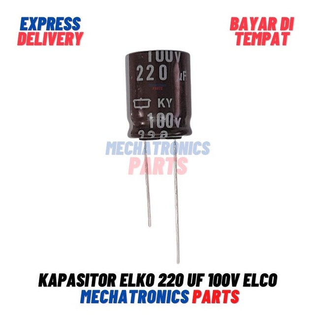 [5798] Kapasitor Elko 220uf 100v Elco