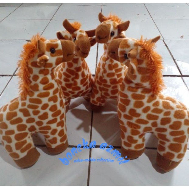 Boneka jerapah size s ukuran 30 cm