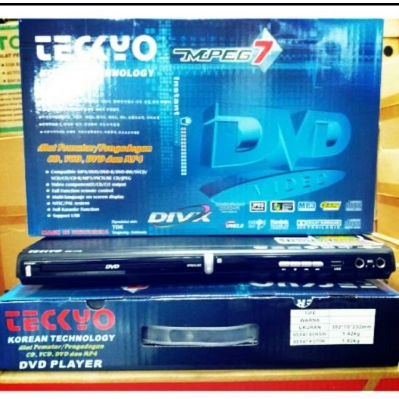 TECKYO DVD PLAYER USB BM 111Q PREMIUM