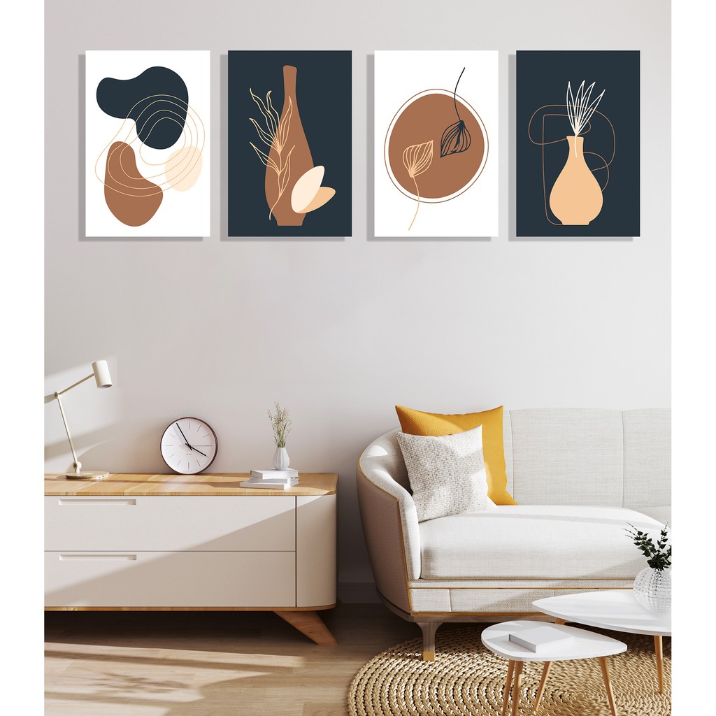 Kamilastorindo Wall Decor Abstrak  Boho Minimalis Hiasan Dinding Poster Kayu Project14 1520