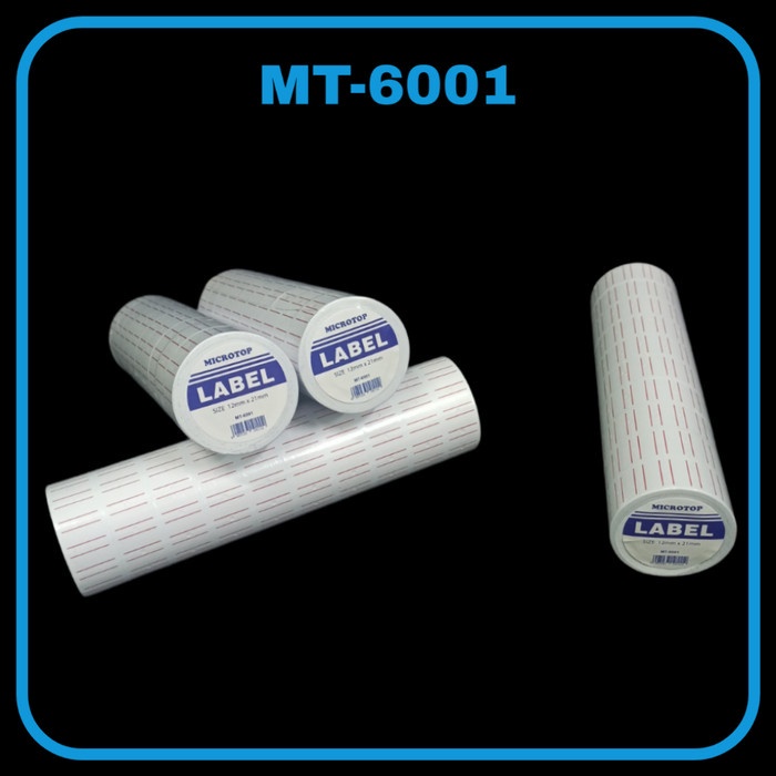 

GG Label Harga MICROTOP 1 baris MT-6001(10pcs) / Label Rol/Price Tag