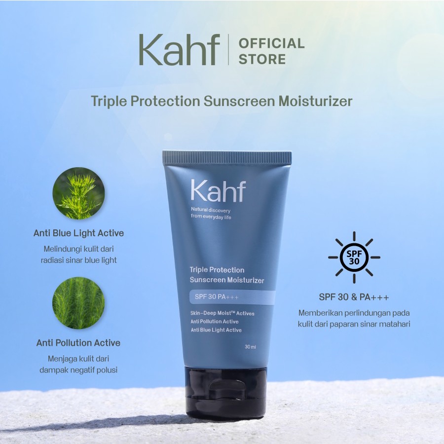 Kahf Triple Protection Sunscreen Moisturizer 30 ml