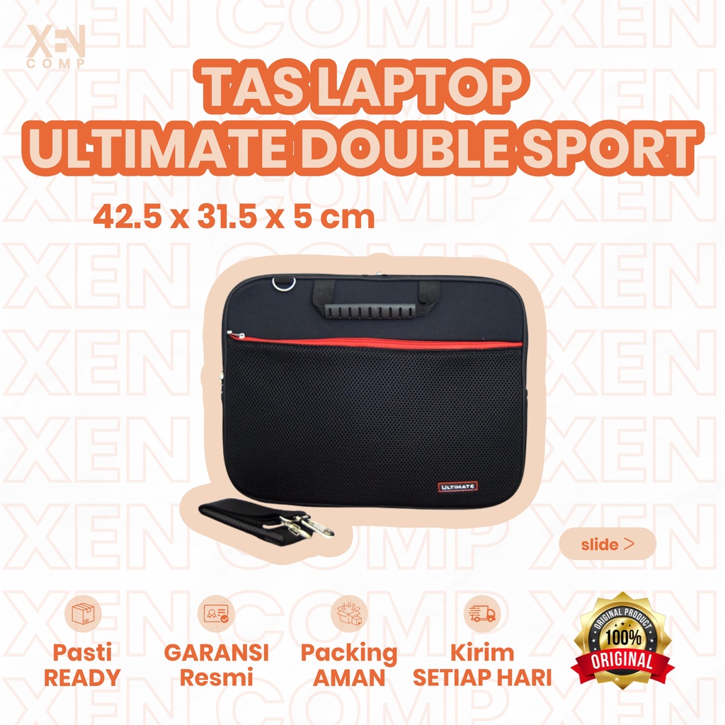 Tas Laptop Softcase Laptop Bag Ultimate Double Sport 15,6 Inch