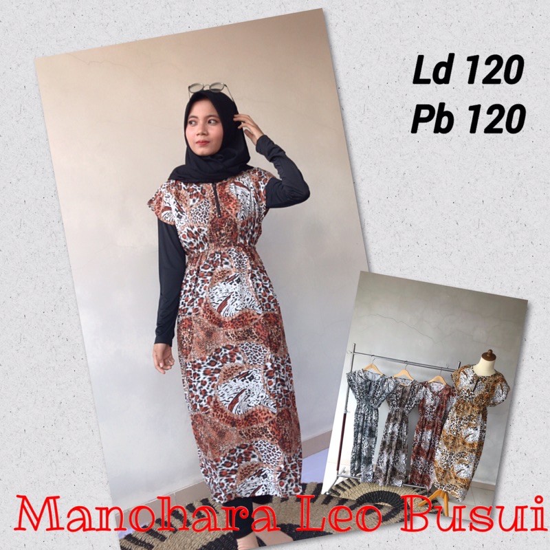 KAFTAN RAYON LEOPARD SUPER JUMBO LD 140 Free Belt