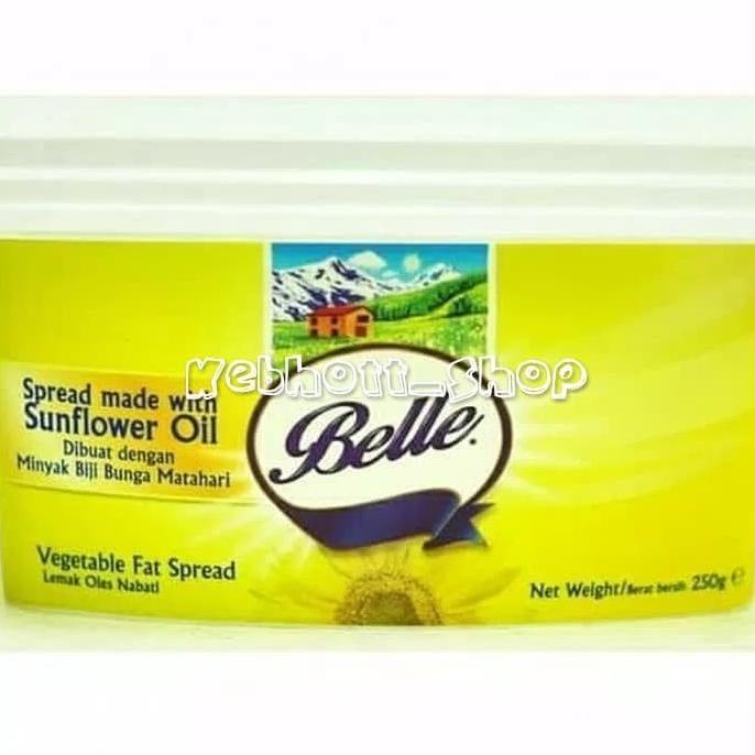 

Butter belle margarine sunflower sun flower oil vegetable fat spread