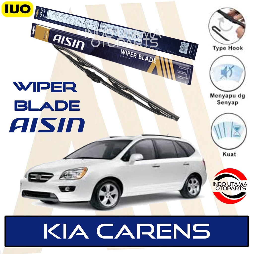 Wiper Mobil KIA Carens AISIN Sepasang 16-24&quot; ORIGINAL