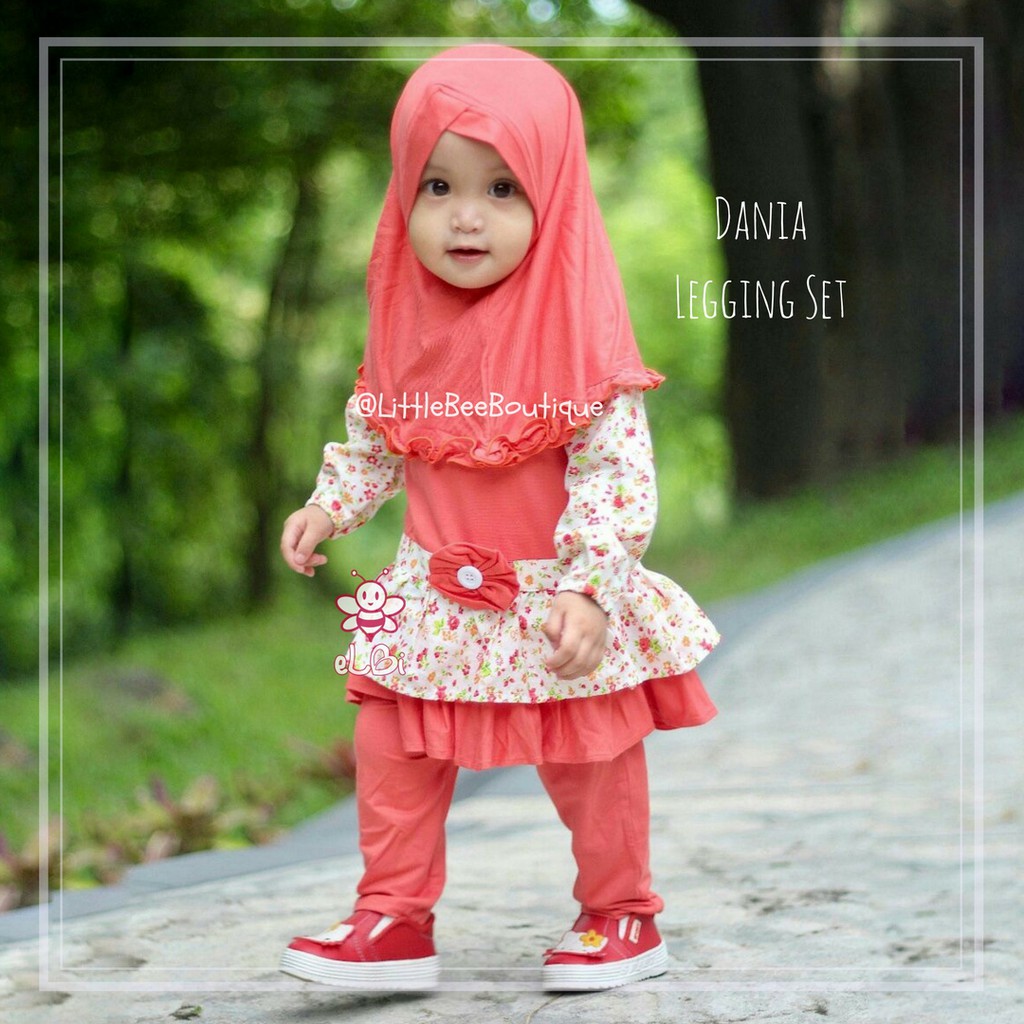 Setelan Blouse Anak  Perempuan  Baju  Muslim  Balita Rok 