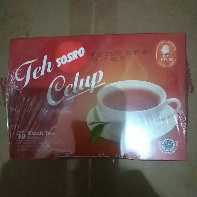 

Teh Sosro Celup 30 Pcs