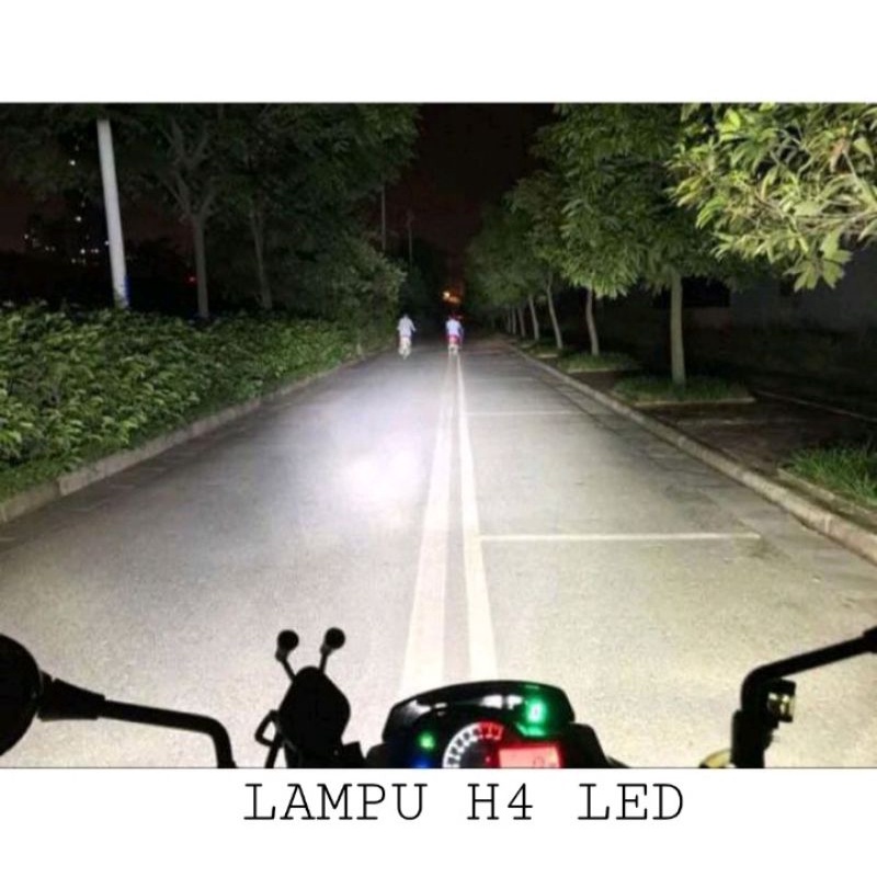 1pc Lampu Kabut Depan Csp H4 Ba20D H6 P15D dc ac 12v 24v  Led 6000k 12v Untuk Vixion/bebek/metic
