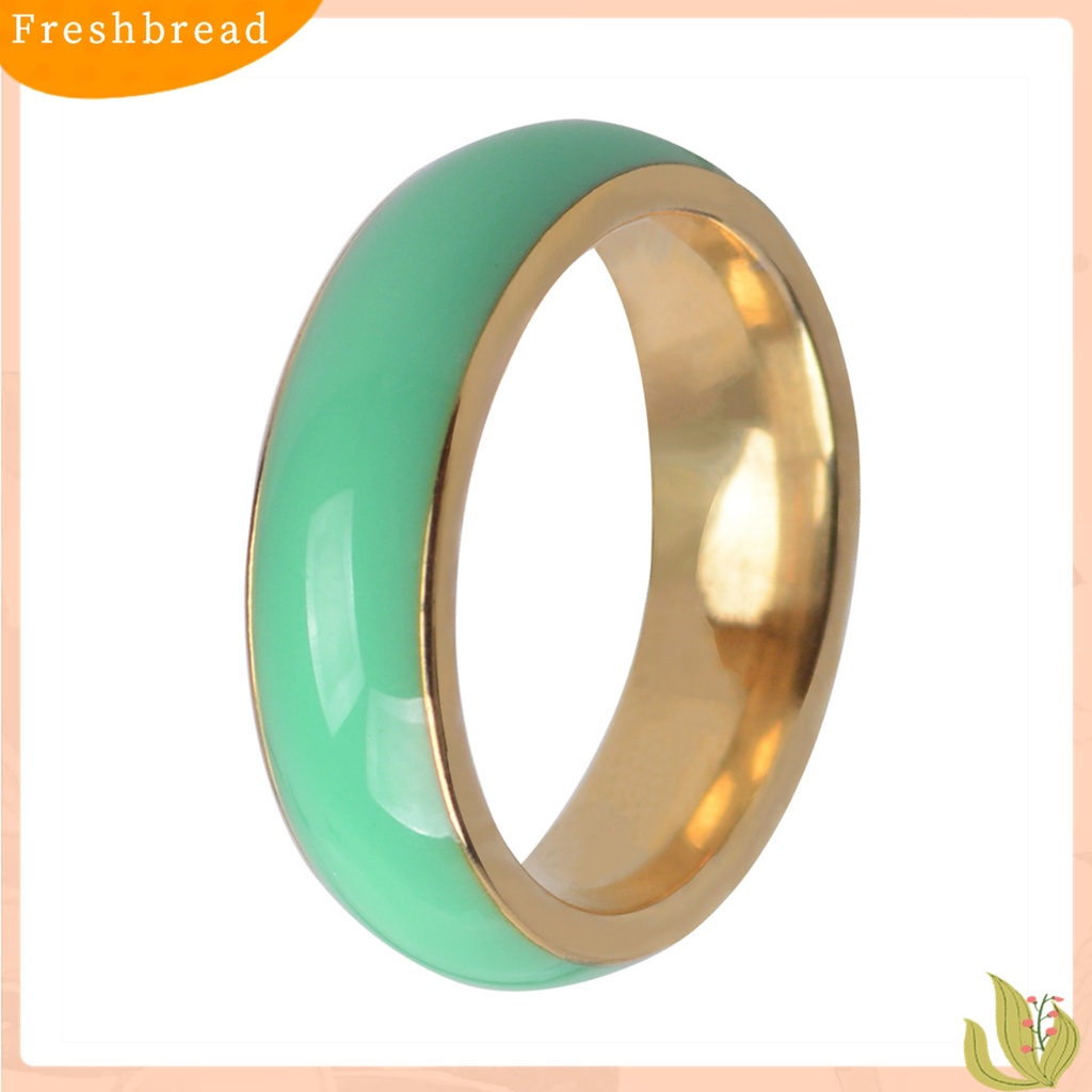 [TERLARIS]Simple Green Faux Jade Men Finger Ring Engagement Party Jewelry Accessory Gift