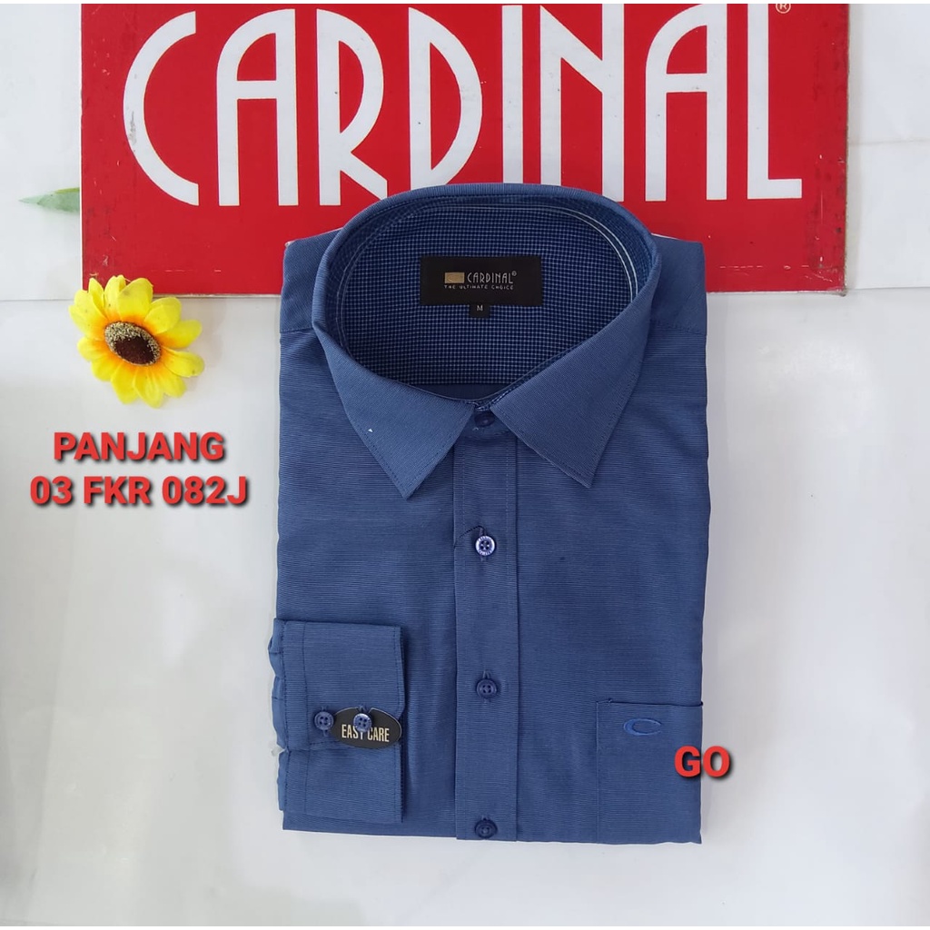 gof M-L R CARDINAL KEMEJA FORMAL PANJANG Polos Regular Pakaian Kemeja Kerja Pria Kantor Acara Resmi Pakaian Wisud Original 7