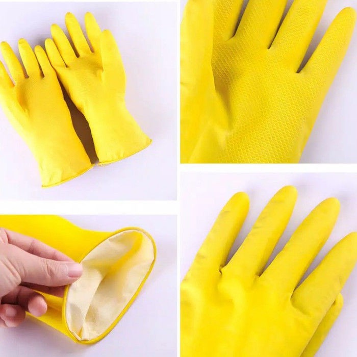 Sarung Tangan Karet Latex Rubber Gloves Premium