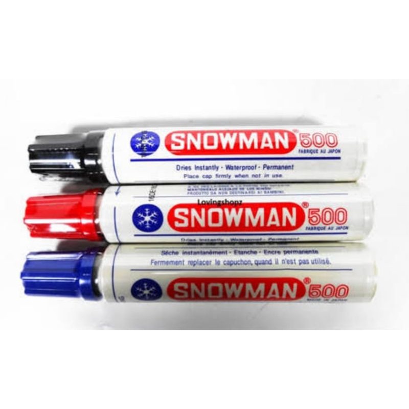 

Sepidol Permanen SNOWMAN Jumbo 500 / Permanen Marker SNOWMAN Jumbo 500