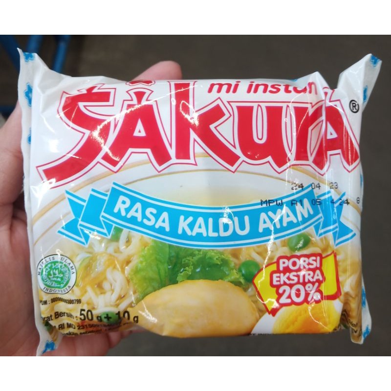 

Sakura rasa kaldu ayam - mi sakura - - mie instan