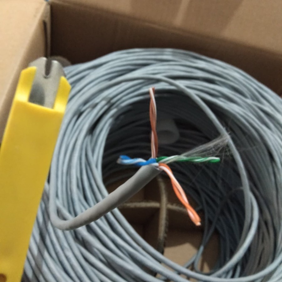 KABEL LAN UTP cat 5 / cat5e BELDEN made in USA meteran / eceran cat 5e