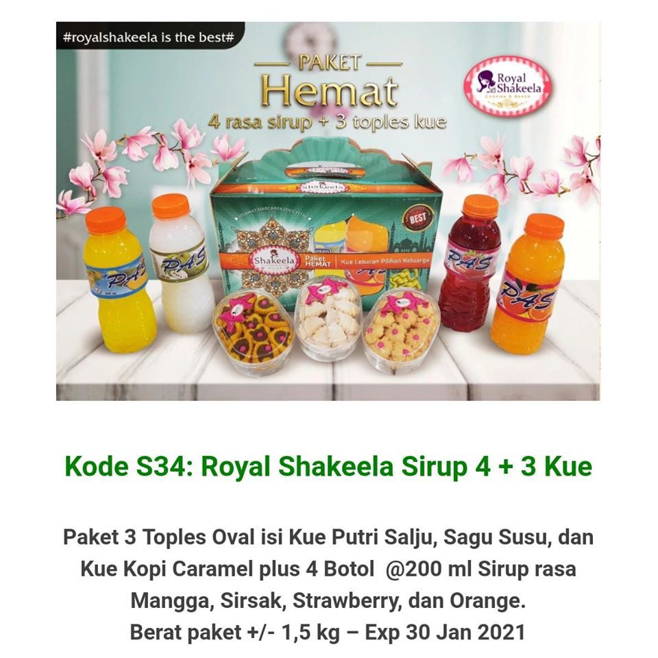 

PAKET HEMAT ROYAL SHAKEELA