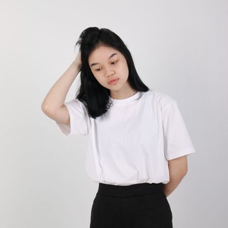 ODO Basic White T-shirt (Kaos Polos Premium Cotton Combed 24s)