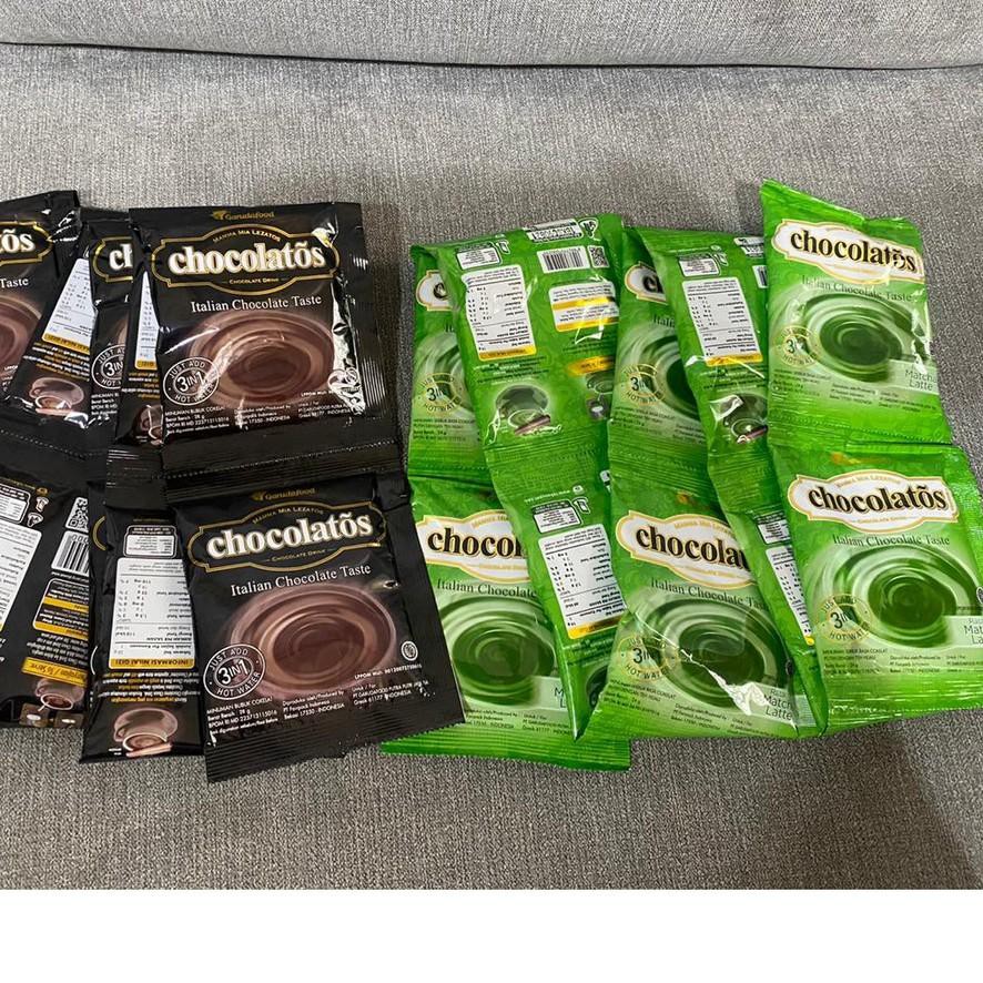 

PROMO BESAR (zfj-764) Chocolatos Drink Sachet ( Renceng ) - Cokelat Matcha