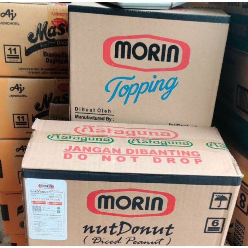 Morin Topping Saus Coklat / Blueberry Botol DOT 310gr Original