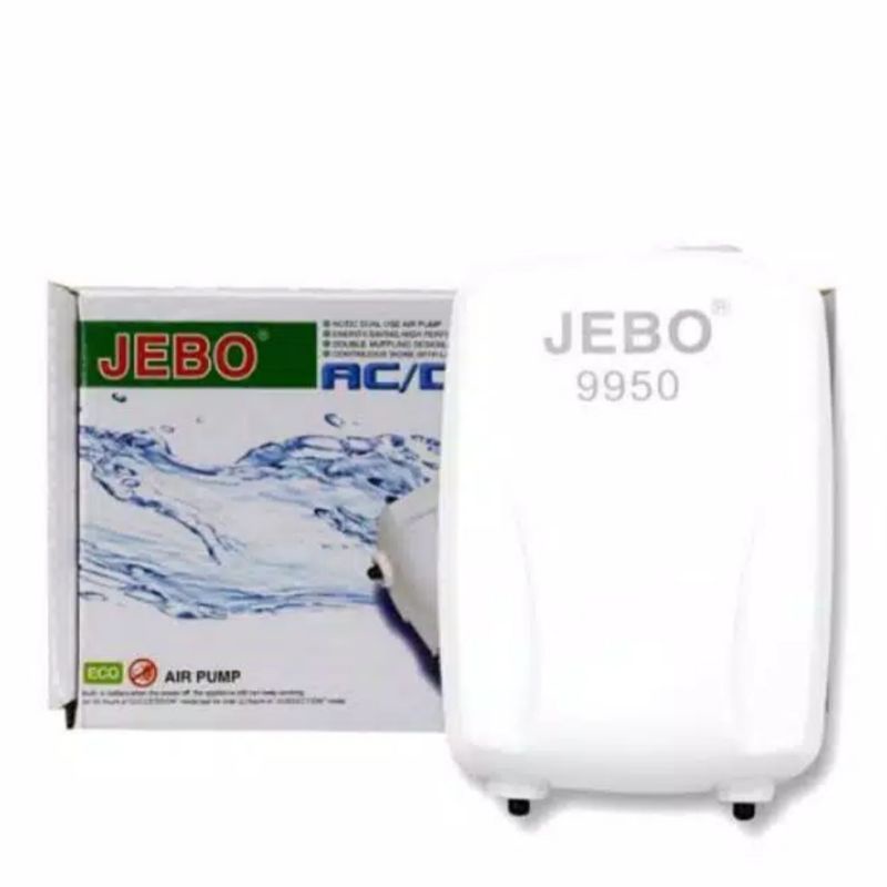 Aerator Jebo 9950 Ac dc pompa oksigen aerator ac dc