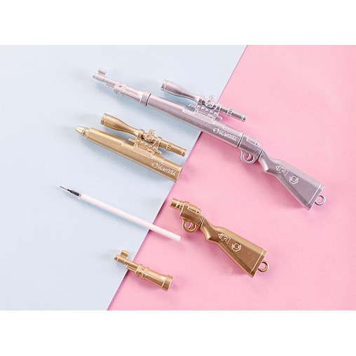 970 Bolpen Bolpoint Ballpoint Pen Pulpen Unik Model Pistol Sniper-2