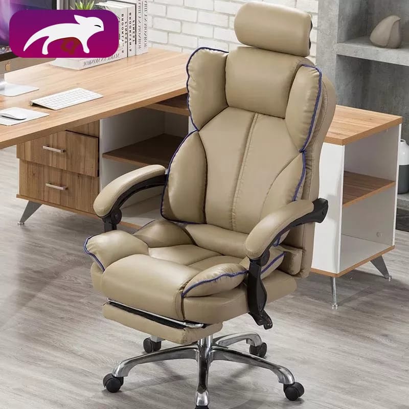 Kursi Direktur Kursi Kerja Kursi Kantor Footrest Bangku Eksekutif 1000-1100 Khaki