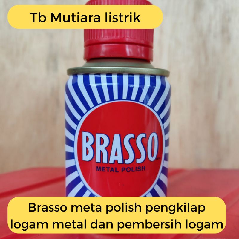 Brasso Metal Polish 100ml Pengkilap Logam Pengkilat Logam Pembersih Logam Metal