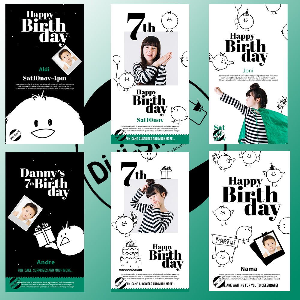 

Desain kado ulang tahun unik (Soft File) Ucapan Selamat Ulangtahun