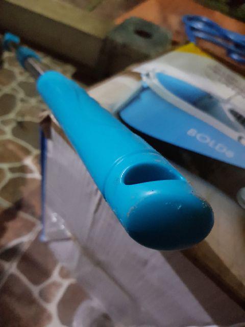 Bolde Alat Pel Super Mop Solitaire + Roda Stainless - Modern Wonder Mop Pel Putar Otomatis