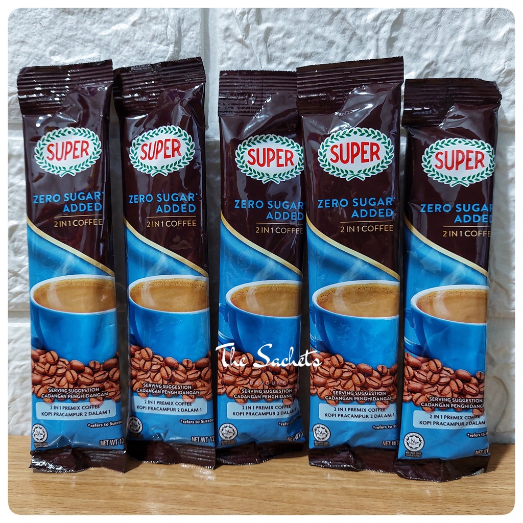 

Super 2in1 Coffee Zero Sugar Sachet