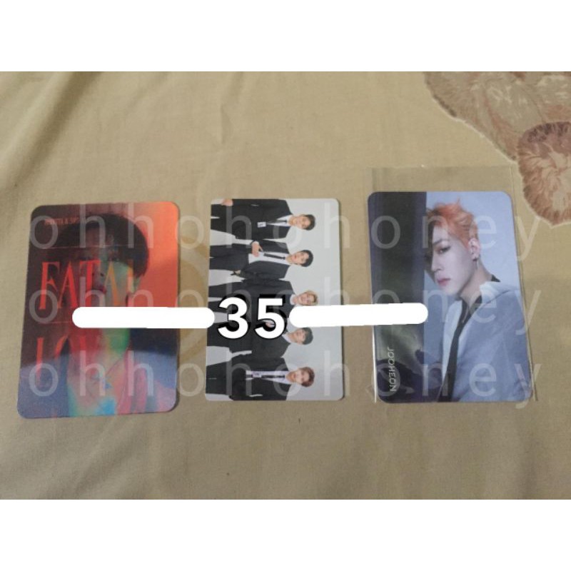 MONSTA X Changkyun / I.M & Jooheon / Jooheoney Photocard / PC