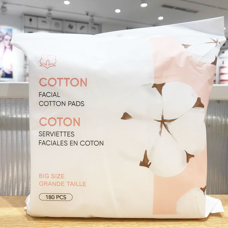 MINISO Facial Cotton Pads 180 sheets / cotton pads miniso / cotton facial tissue miniso