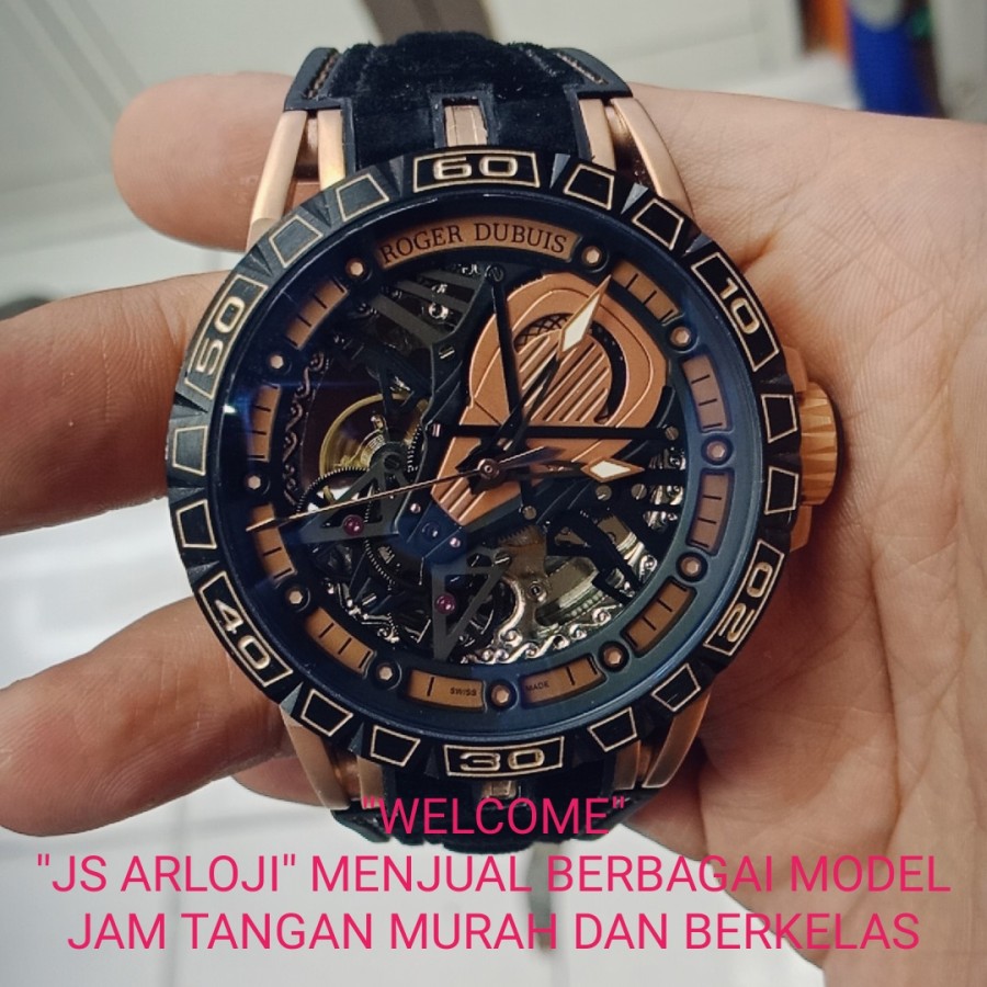 Promo JAM TANGAN RD ROGER DUBUIS MATIC JAPAN D5.0CM Garansi 1th