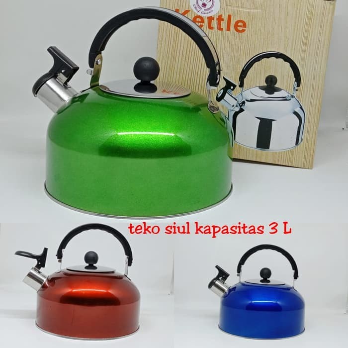 Kettel Kettle Teko Siul Ketel 3 Liter / Teko Air Panas Bunyi Siul