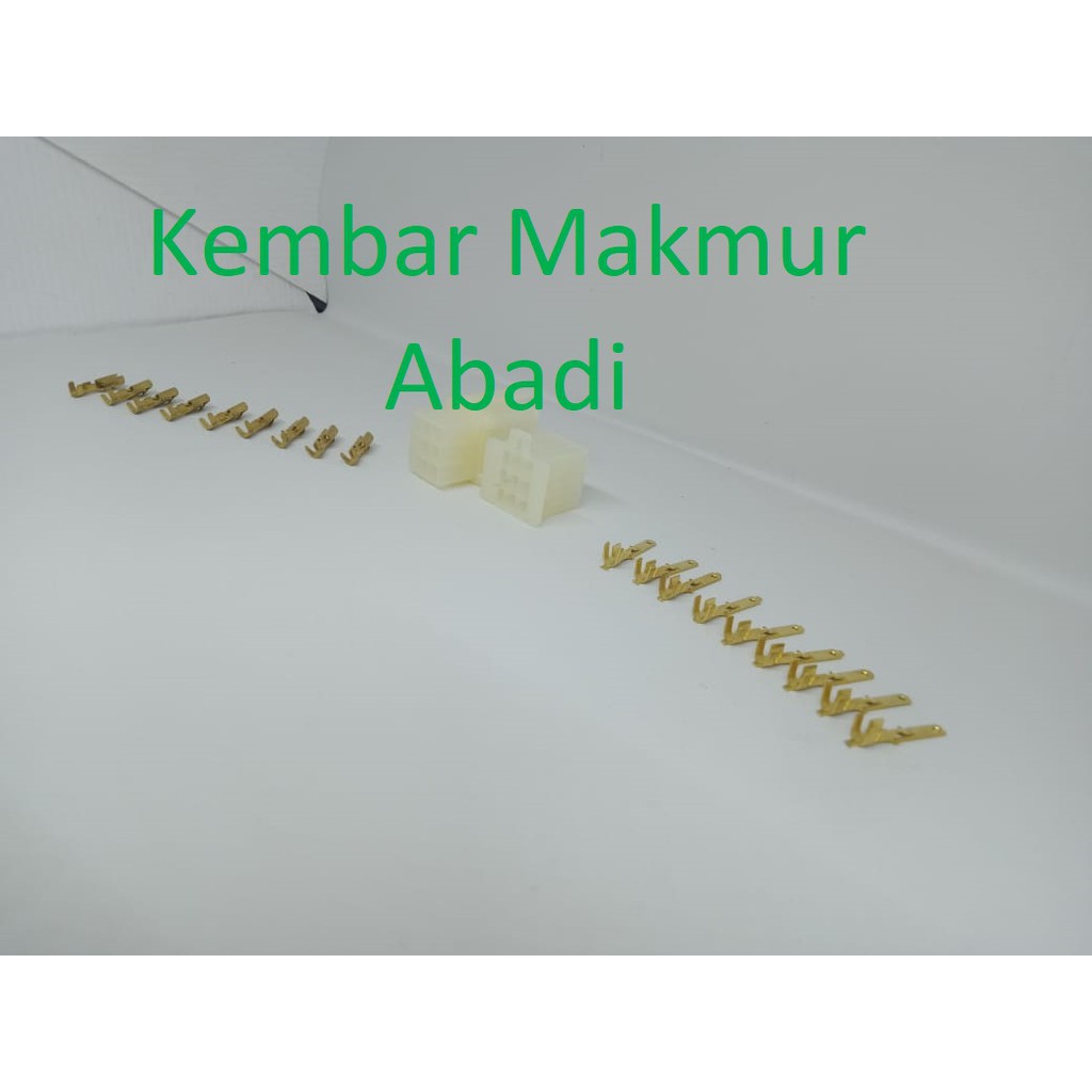 Socket 9 Pin Kecil+Skun / Soket Motor / Konektor Motor/ Connector Kabel / Socket Kabel Motor 9 Pin