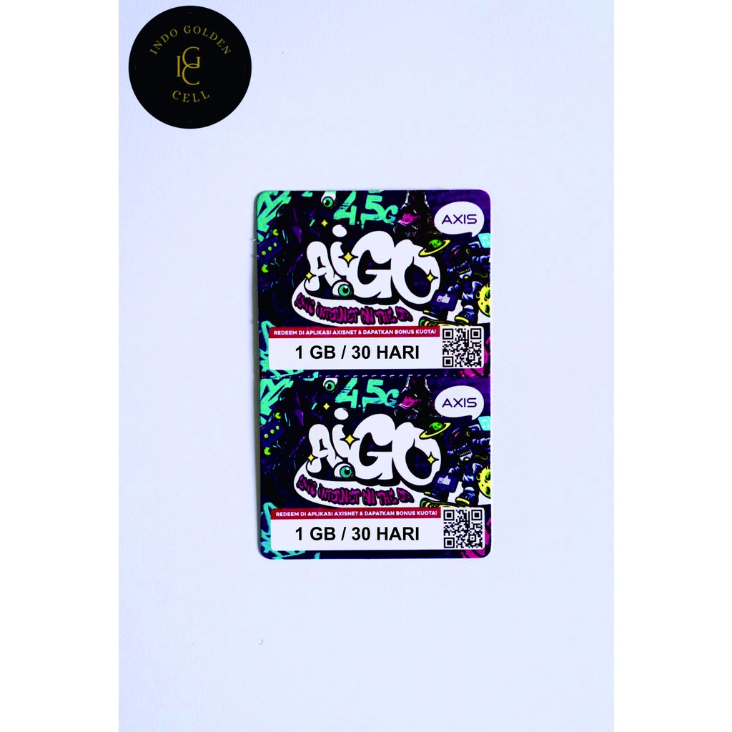 VOUCHER AXIS AIGO 1 GB 30 HARI NASIONAL