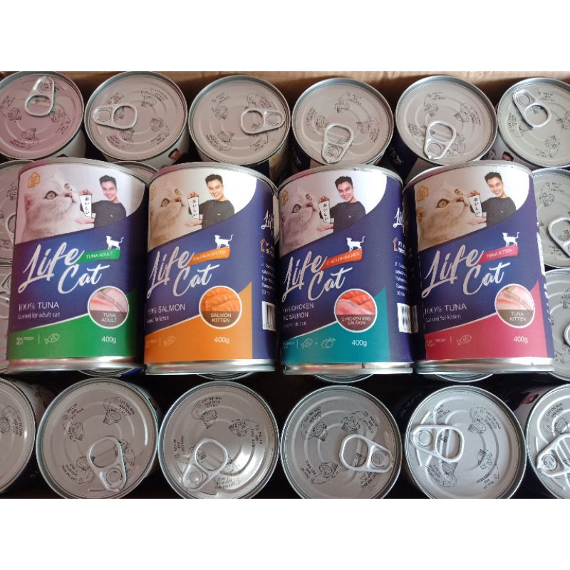 LIFE CAT KALENG 400 GRAM MAKANAN KALENG BASAH LIFE CAT
