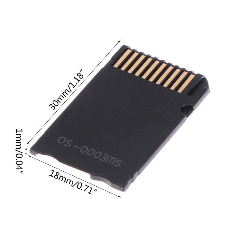 Btsg 10x Mirco SD SDHC TF to Memory MS Pro Untuk Duo Untuk PSP Adapter Converter Ca