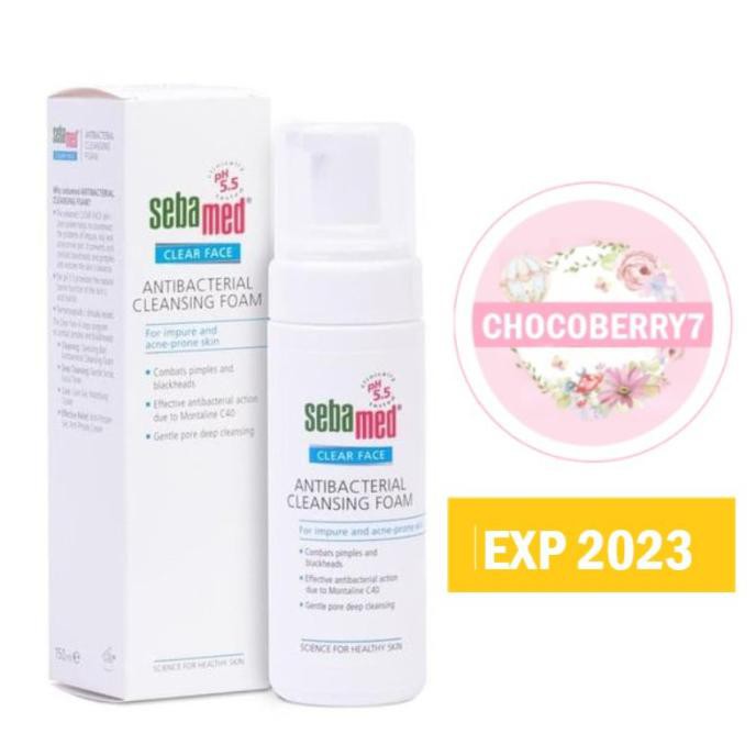SEBAMED CLEAR FACE ANTIBACTERIAL CLEANSING FOAM 150 ML / FACIAL 150ML FOAM