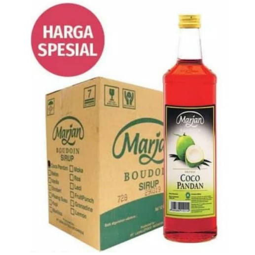 

syrup marjan rasa COCOPANDAN 1 dus