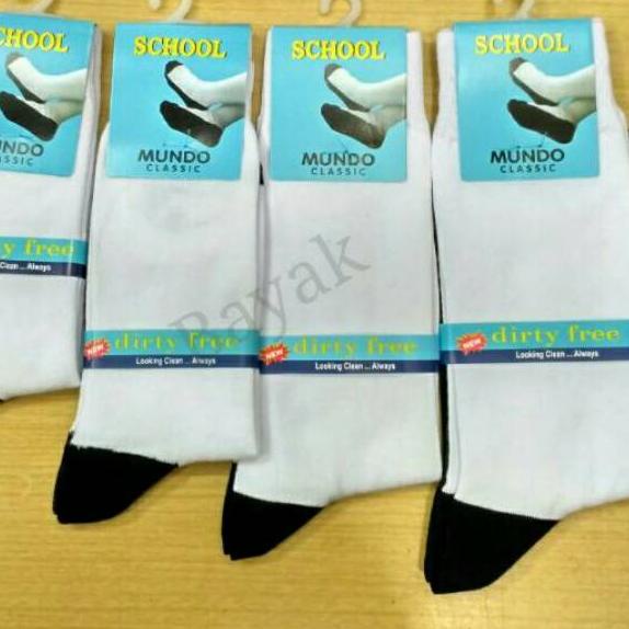 Best Seller.. kaos kaki sekolah MUNDO, kaos kaki MUNDO school