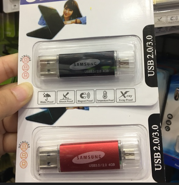 Usb + Otg Samsung 4gb / 8gb / 16gb / 32gb