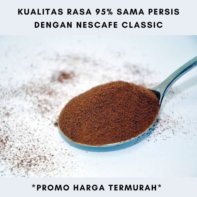 Kopi Bubuk Instant Tanpa Ampas 500gr / Mirip Nescafe Classic