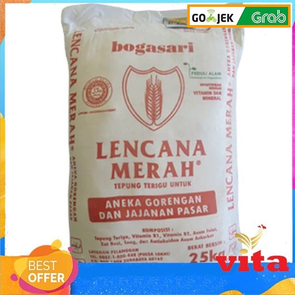 

Tepung Terigu Lencana Merah 25kg