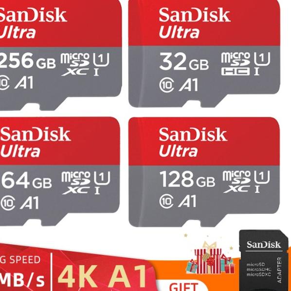 ☄ Memory Card 32/64/128/256GB CLASS 10 100Mbps MicroSD Kartu Memori card - 32 gb ➽
