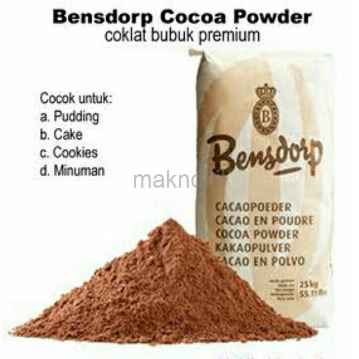 

Coklat Bubuk Bensdrop / Bensdorp Chocolate Pure Untuk Puding dll