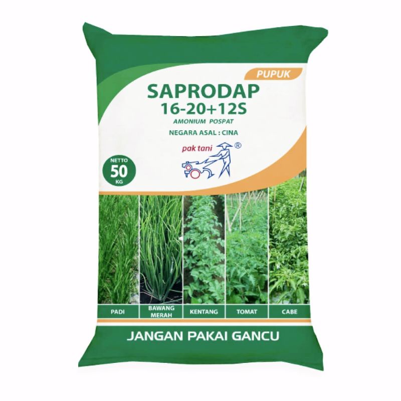 PUPUK SAPRODAP PAK TANI ORIGINAL ECER/REPACK 1KG