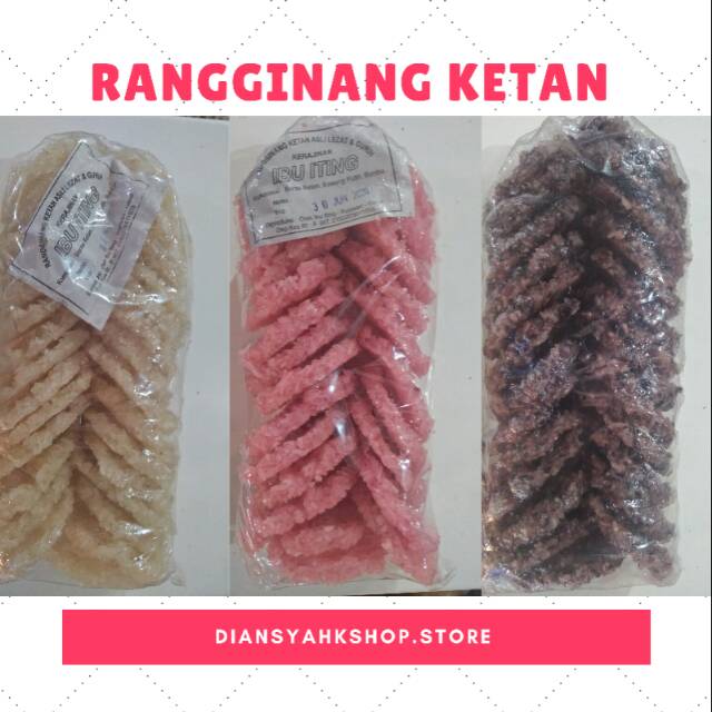 

Rangginang ketan Bu Iting Garut